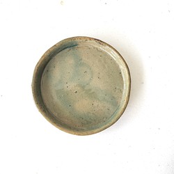 青緑釉平小皿 1枚目の画像