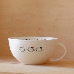 ネコ　スープカップ 1枚目の画像