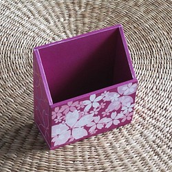 桜の携帯ホルダー（紫） 1枚目の画像