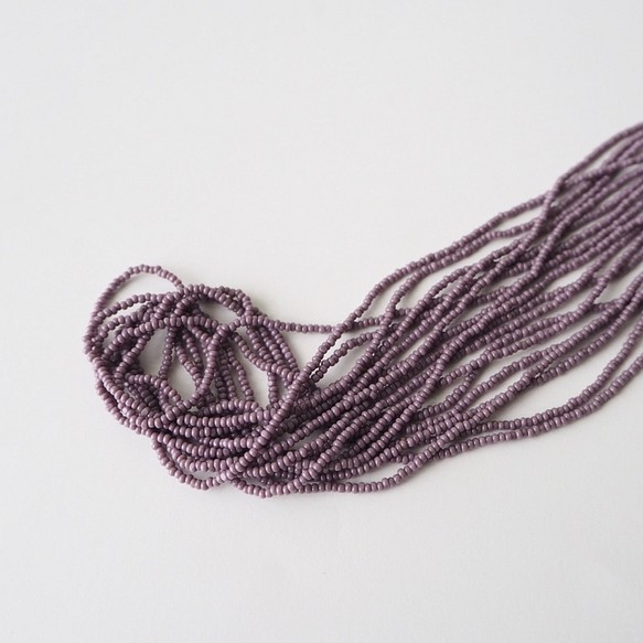 捷克夏洛特珠子（15/0）淺紫色＃PECH02-LP /高級定制繡花線 第1張的照片