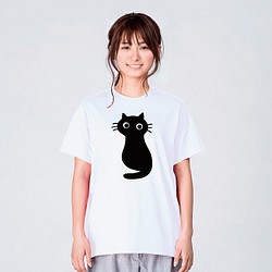 黒猫 Tシャツ ブランド メンズ レディース おしゃれ かわいい 白 夏 プレゼント 大きいサイズ 綿100 Tシャツ カットソー デザインtシャツ通販shortplate 通販 Creema クリーマ ハンドメイド 手作り クラフト作品の販売サイト