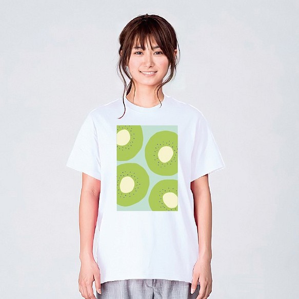 フルーツ キウイ Tシャツ メンズ レディース かわいい イラスト 夏 大きいサイズ 160 S M L Xl Tシャツ カットソー デザインtシャツ通販shortplate 通販 Creema クリーマ ハンドメイド 手作り クラフト作品の販売サイト