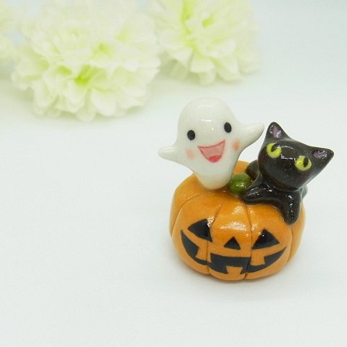 再販 まめねこハロウィン 立体 オブジェ やまざきじんこ 通販 Creema クリーマ ハンドメイド 手作り クラフト作品の販売サイト