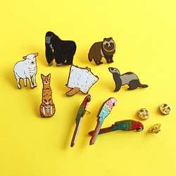 Wooden pins(Animal) 1枚目の画像