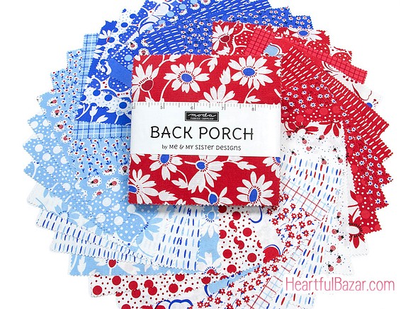 USAコットン moda charmpack 42枚セット BACK PORCH 1枚目の画像