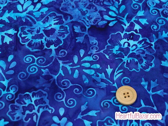USAコットン moda Parfait Batiks ブルーベリー 1枚目の画像