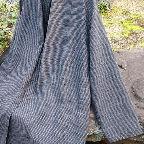 着物リメイク 夏紬の羽織りカーディガン コート・ジャケット 古布華 