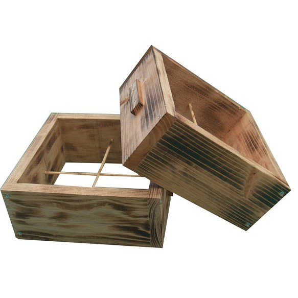 日本ミツバチ巣箱 重箱式　日本蜜蜂 日本みつばち巣箱　継足し箱2段セット