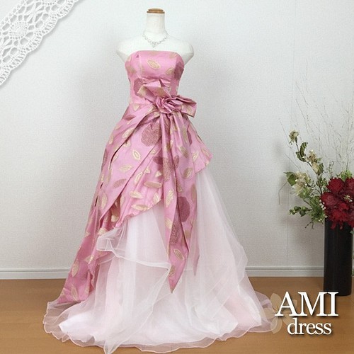 カラードレス ピンク 7号9号11号 プリンセスライン 花嫁 結婚式 二次会 ドレス Ami Dress 通販 Creema クリーマ ハンドメイド 手作り クラフト作品の販売サイト