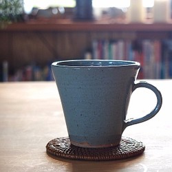 咖啡杯（藍色灰色·）_yc-009 第1張的照片