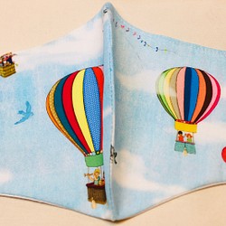 立体マスク　Belle&Booより　気球と風船　Bタイフプ　イギリス輸入　2枚限定 1枚目の画像