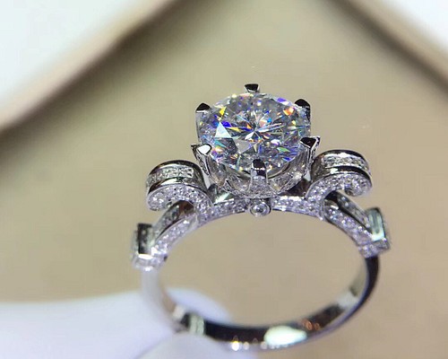 品質保証 モアサナイト K18YG/PG/WG 鑑別書付き 婚約指輪 1.5ct 豪華