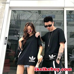 原宿風 アディダス Tシャツ 白 黒 Adidas ロゴtシャツ メンズ レディース 芸能人愛着 アディダス プリント