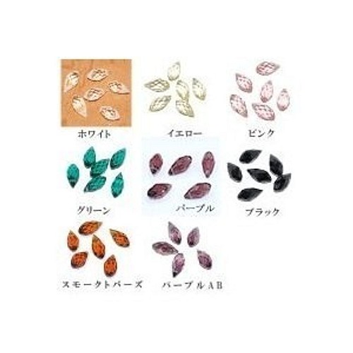 B036-5 10個 グラスチャーム 雫 10×【1ヶ】 チャーム beads&parts