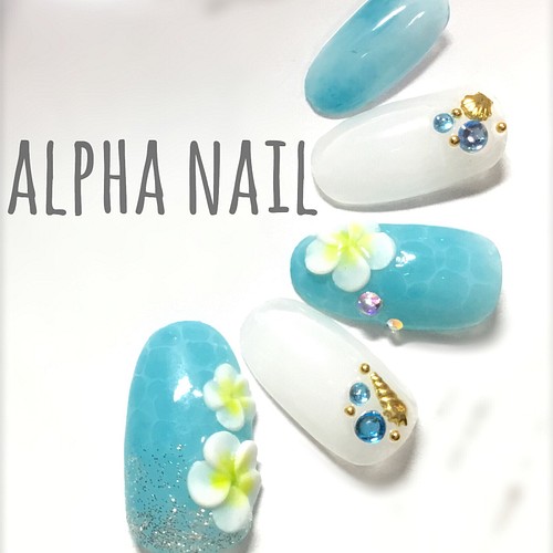 プルメリアネイル ネイルチップ ネイルシール Alpha Nail 通販 Creema クリーマ ハンドメイド 手作り クラフト作品の販売サイト