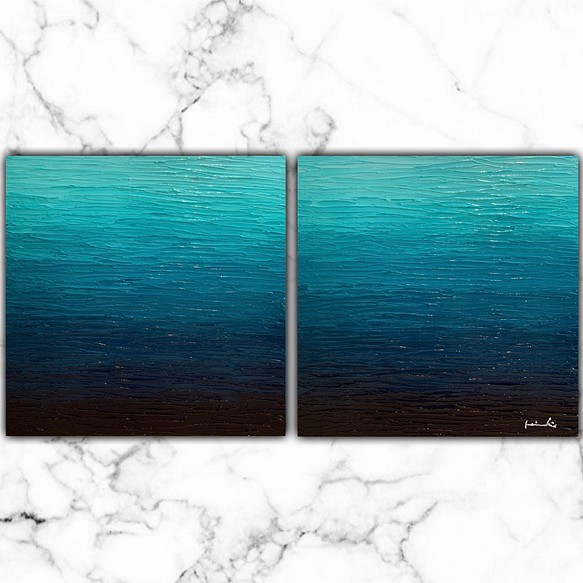 【The shape of waves.（S-#29）】絵画　インテリア　海　ハワイ　アートパネル　北欧 1枚目の画像