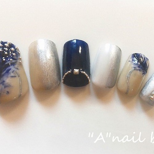 フェザー ネイル ネイルチップ 夏 Nail ネイルチップ ネイルシール A M 通販 Creema クリーマ ハンドメイド 手作り クラフト作品の販売サイト