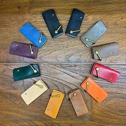Key Case　12色　国産タンニン鞣しオイルレザー 1枚目の画像