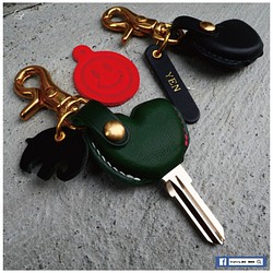 偉士牌 Vespa 手工真皮機車鑰匙皮套 鑰匙圈 第1張的照片