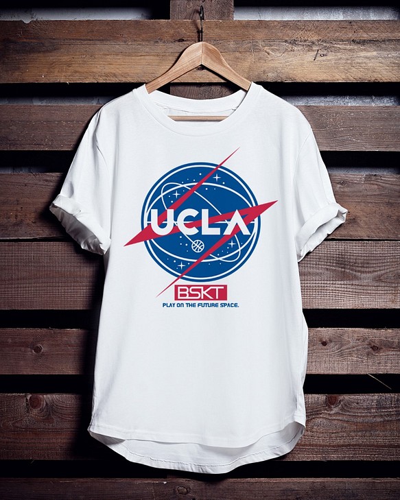 バスケ宇宙Tシャツ「UCLA BSKT SPACE」 Tシャツ ｢MessagE｣ 通販