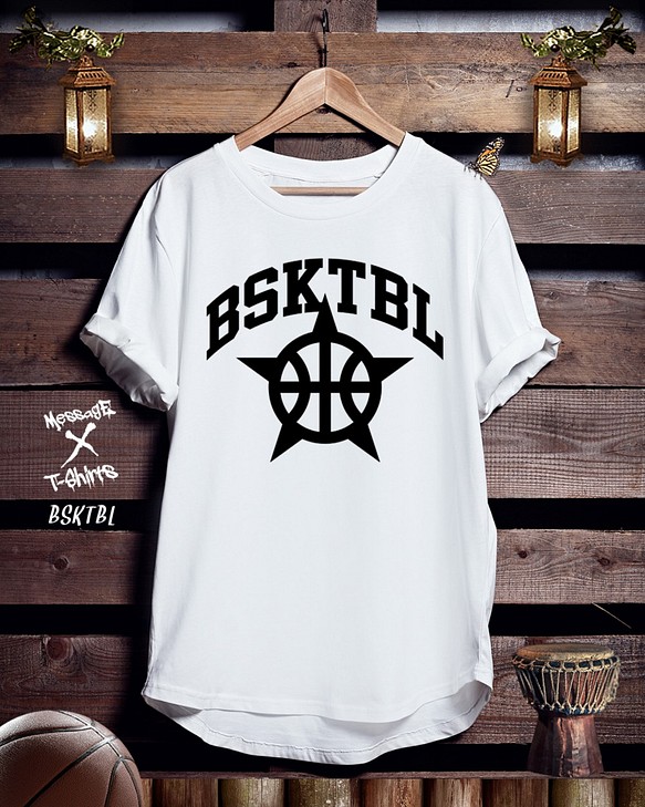 バスケTシャツ「BSKTBL」 1枚目の画像