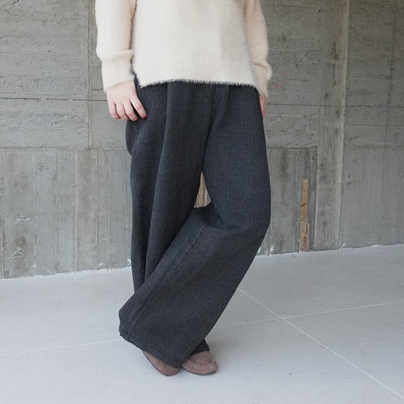 [新冬季] AW棉寬鬆褲（20w-20）木炭灰色 第1張的照片