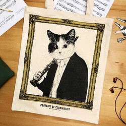 【古典音樂貓帆布袋】豎笛 | 古典音樂 | Music Gift | 音樂禮品 第1張的照片