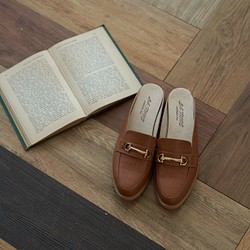 【英格蘭風】台灣作る鞋 英格蘭紋 沙棕 第1張的照片