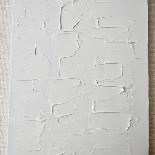 WHITE-J//キャンバス アクリル絵画 抽象画 インテリア モダンアート 白