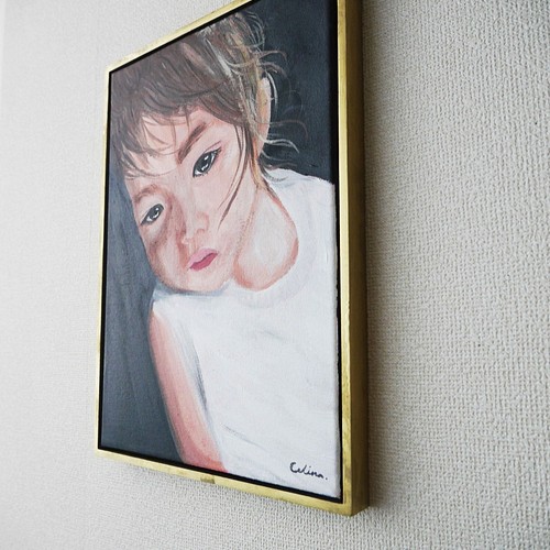 Girl-A//絵画 アート 抽象画 キャンバス インテリア アクリル絵の具 