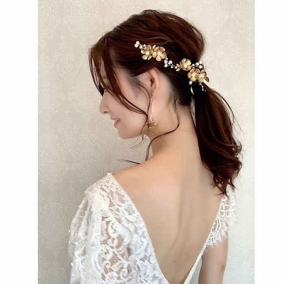 ANNAN WEDDING ゴールドヘアアクセサリー ブライダル abitur.gnesin