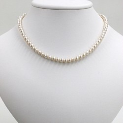 高品質 本真珠ベビーパールネックレス 5㎜-5.5㎜ 1枚目の画像