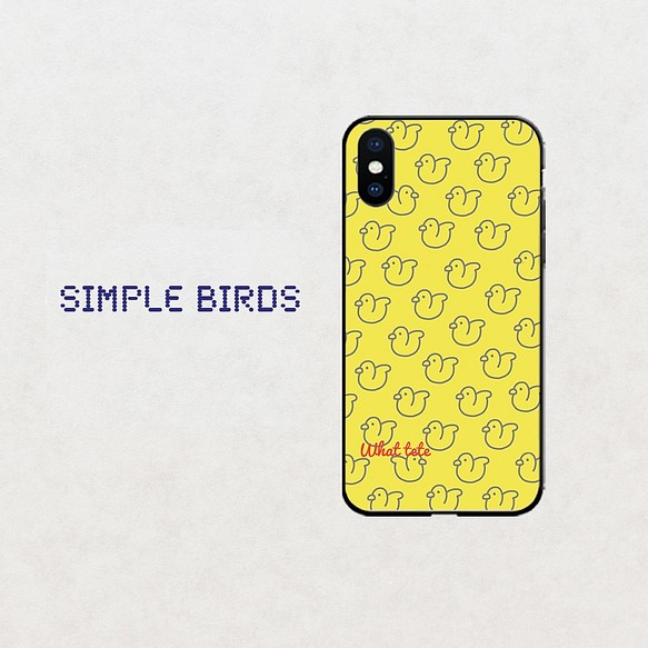 鳥好きさんの為のシンプルバード@アヒル　iphone android ほぼ全機種対応 1枚目の画像