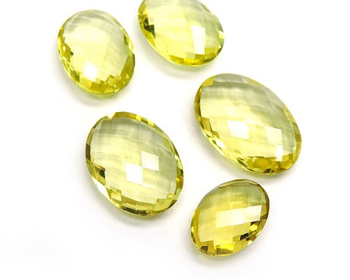 クォーツ(5pcs)／Oval Lemon Quartz その他アクセサリー g4gems 通販