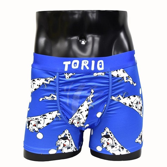 一匹ワンちゃん BLUE TORIO ボクサーパンツ メンズ下着 プレゼント メンズ ギフト   誕生日プレゼント 1枚目の画像