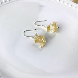 黃水晶耳環-黃水晶耳勾 第1張的照片