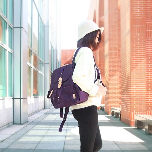 【KOPER】Light Sweet Caramel-Classic Lovely Backpack Fantasy Purpl