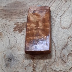木製芯ケースツインタイプ  杉特殊杢 1枚目の画像