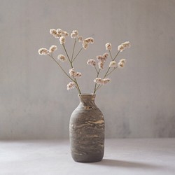 花瓶　マーブルグレー 1枚目の画像