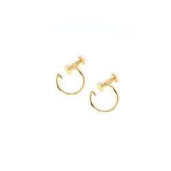 [日本製造] K18YG（18K 黃金）圓形耳環 10mm x 0.7mm [一對] 第1張的照片
