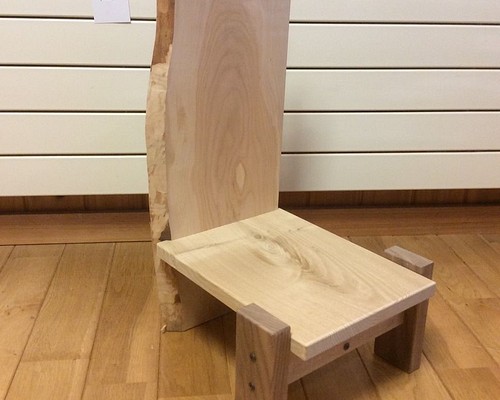森の木椅子(koisu)組立キットE 無垢椅子 飾り椅子 子供椅子
