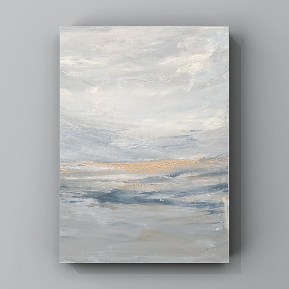 BORDERLESS - モダンアート　抽象画 　現代アート　アブストラクト　ミニマリスト　絵画　景色　海　空　光