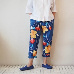 OKINAWA BOY'S PANTS  -浴衣地を使ったボーイズパンツ　 1枚目の画像