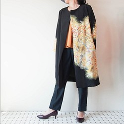 KIMONO HAREGI COAT -留袖を使ったコート 1枚目の画像