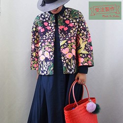 ＜受注製作＞『再販』きまぐれコレクション　-クレイジーな織り模様のジャケット 「送料無料」 1枚目の画像