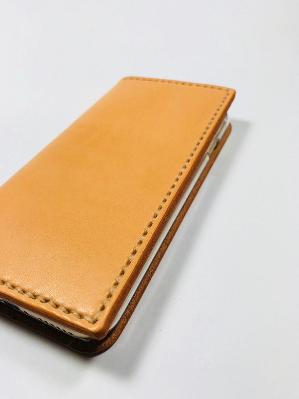 Leather iphone6,6s case camel JAPAN made 第1張的照片