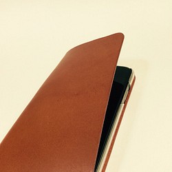 栃木レザーiPhone各種ケース brownie(左利き用可) 1枚目の画像