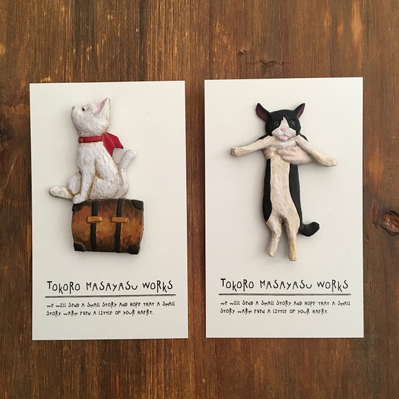 【2019年福袋(Creema限定)】　ブローチ　猫セット　（ボックス付き） 1枚目の画像