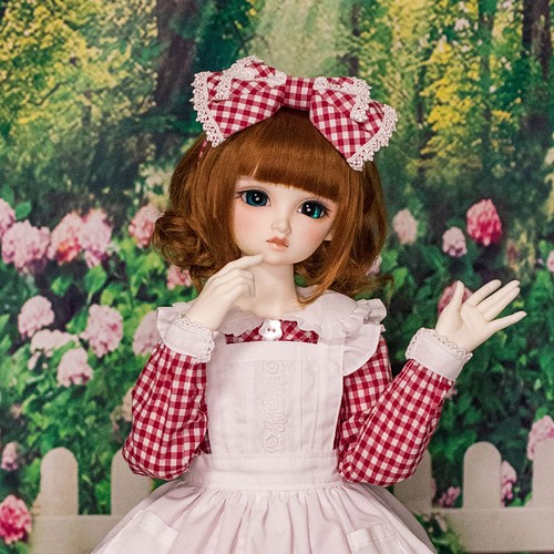 SDドール服]童話の森の赤ずきんワンピースセット その他人形