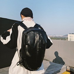 鞄 リュックサック 大容量 通学通勤 バッグ シンプル レザー ハンドバッグ ショルダーバグ レジャーバッグトートバッグ 1枚目の画像